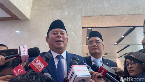 Wakil Ketua DPR RI Cucun Ahmad Syamsurijal di Kompleks Parlemen, Selasa (26/8/2025).