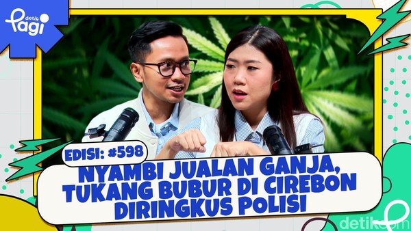 Video: Nyambi Jualan Ganja, Tukang Bubur di Cirebon Diringkus Polisi