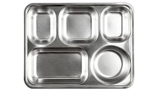 Food tray stainless steel