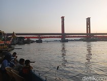 Debit Sungai Musi Naik dengan Ketinggian 4,61 Meter