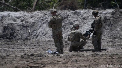 Latihan Penembakan Rudal Jarak Dekat Super Garuda Shield 2025 di OKU