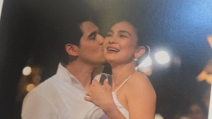 Luna Maya tampil memesona, bikin Maxime gak berhenti kasih pujian manis. Foto: dok instagram Maxime Bouttier