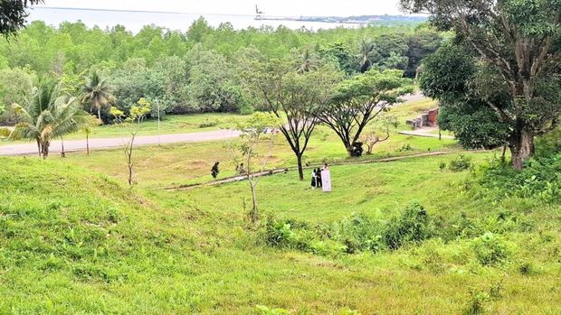 Pemandangan di Peningki Laid Tarakan. (Oktavian Balang/detikKalimantan)