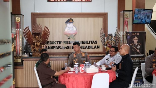 Pertemuan APH di Mapolres Tabanan, Selasa (26/8/2025) guna memantapkan komitmen untuk menciptakan Kamtibmas yang kondusif di wilayah Tabanan.