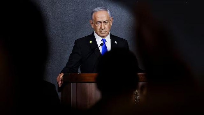 Israeli Prime Minister Benjamin Netanyahu attends the U.S. Independence Day reception, known as the annual 