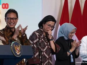 Ekspresi Sri Mulyani Dapat Ucapan Ultah dari Prabowo