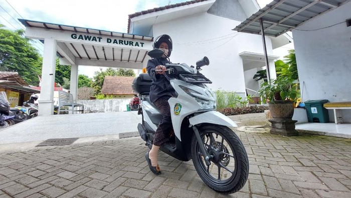 Motor Sehat bantuan PT BSI ke sejumlah puskesmas di Banyuwangi