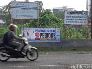 Respons Gerindra soal Spanduk Prabowo-Gibran 2 Periode Mejeng di Medan