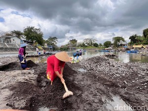 Kisah Srikandi Sungai Banyuwangi Sekolahkan Anak dari Menambang Pasir