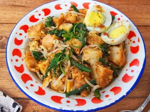 Tipat cantok khas Bali. (Cookpad @pre_sella)