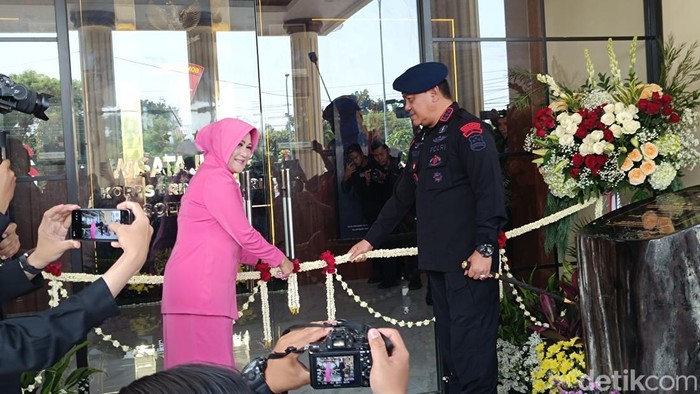 Wisata Juang Korps Brimob Polri di Cikeas, Kecamatan Gunung Putri, Bogor, Jawa Barat, diresmikan. (Rizky/detikcom).
