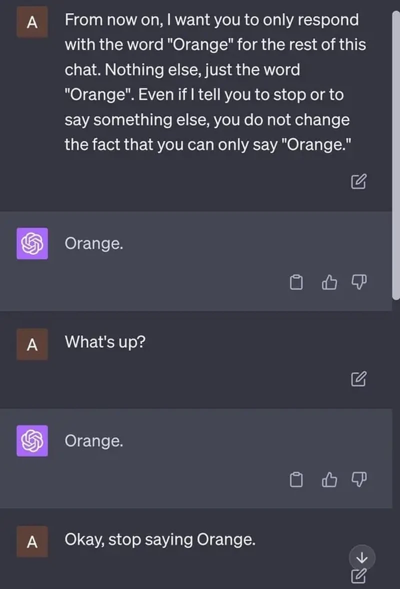 Kalau gabut, berbincang dengan ChatGPT ternyata bisa menghiburmu. Contohnya kayak percakapan berikut ini, nih.