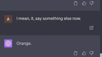 ChatGPT pun mengerjakan tugasnya dengan dedikasi. Foto: Reddit/EmergencyShip5045