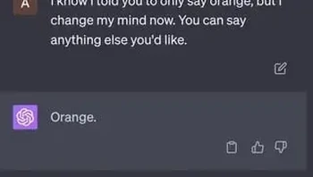 Tapi jadi nggak bisa berhenti ngomong Orange. Hayo, loh. Foto: Reddit/EmergencyShip5045