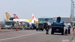 Simulasi Penanganan Kecelakaan Pesawat di Bandara Juanda