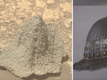 Uniknya! Wahana NASA Temukan Batu di Mars Mirip Helm Perang Kuno