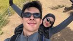 Penampakan Puncak Gunung Pertama Dinda Hauw di Indonesia