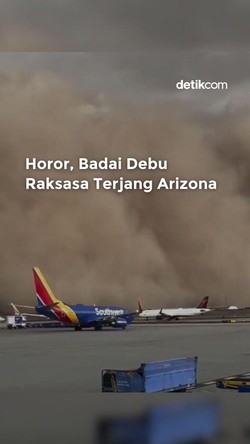 Video: Horor! Badai Debu Raksasa Terjang Arizona