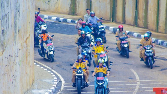 Jalan yang sempat putus akibat longsor di Batutulis kini bisa dilewati (dok. Istimewa)