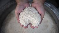 Harga tersebut melampaui harga eceran tertinggi (HET) yang ditetapkan Rp12.500-Rp13.500 per kilogram untuk beras medium dan Rp14.900-Rp15.800 kilogram untuk beras premium. Foto: ANTARA FOTO/Aprillio Akbar