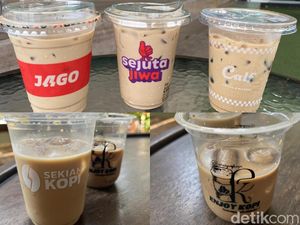 Cicip 5 Es Kopi Susu Gerobakan Harga Rp 8 Ribu-15 Ribu, Enak Mana?