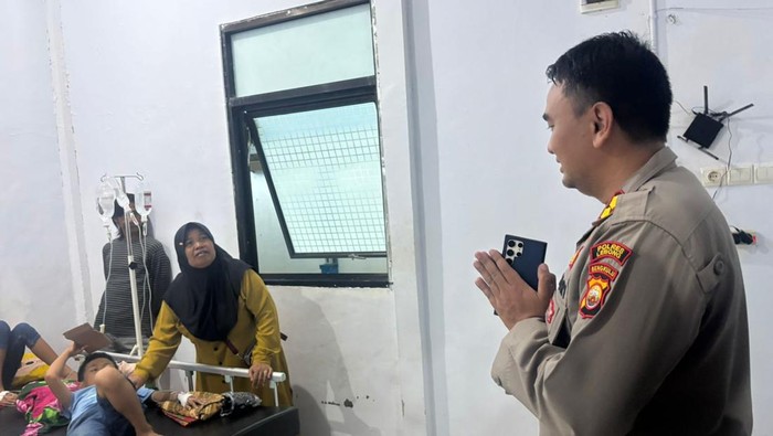 Korban keracunan MBG di Lebong Bengkulu.