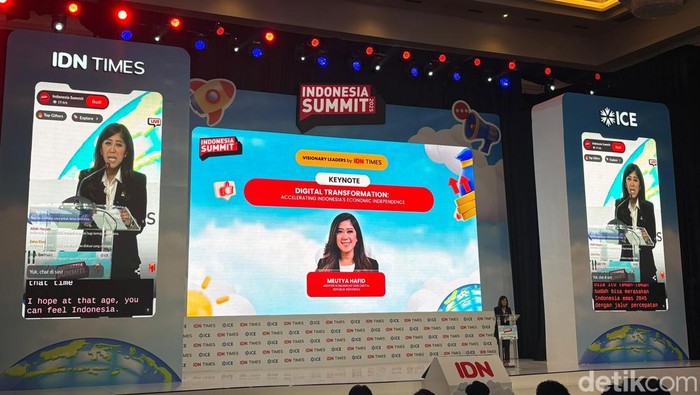 Menteri Komunikasi dan Digital (Komdigi) Meutya Hafid