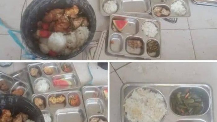 Menu Makan Bergizi Gratis (MBG) basi yang diterima siswa SDN 9 Dompu itu viral di media sosial sejak Selasa (26/8/2025). (Foto: Istimewa via Faruk)