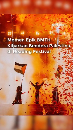 Video: Momen Epik BMTH Kibarkan Bendera Palestina di Reading Festival