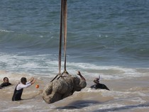 Potret Patung Berusia 2.000 Tahun Diangkat dari Kota yang Tenggelam di Mesir