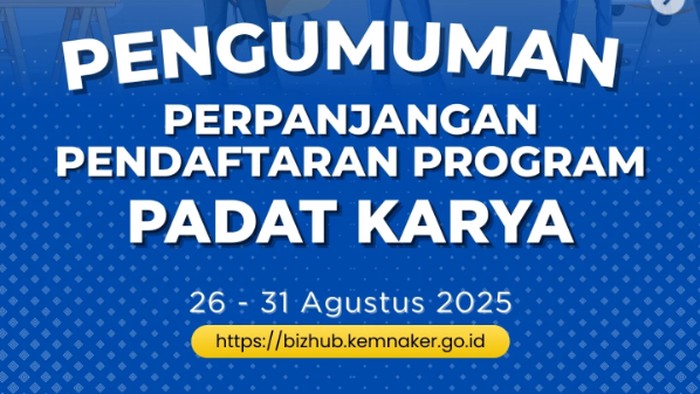 Pendaftaran Padat Karya 2025