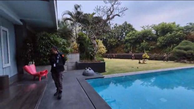 Potret rumah Riza Chalid yang disita Kejagung (dok.Kejagung)