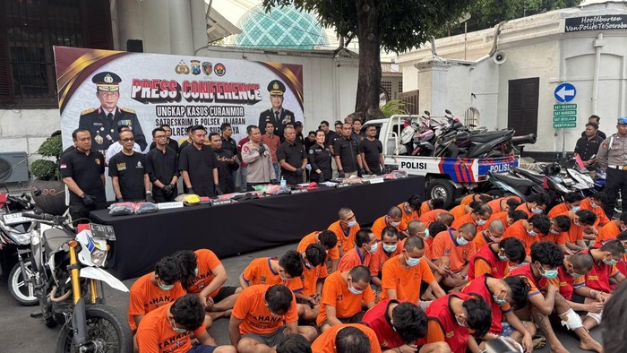 Puluhan tersangka curanmor diungkap Polrestabes Surabaya