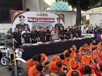 47 Maling Motor di Surabaya Ditangkap, 9 Pelaku Residivis