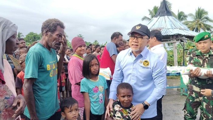 Sejumlah menteri hingga pejabat lembaga meninjau langsung perkembangan di kawasan Wanam, Merauke (Dok istimewa).