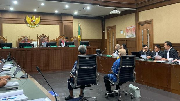 Sidang dakwaan kasus investasi fiktif PT Taspen. (Dok. Detikcom/Mulia)