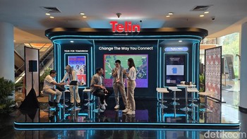 BATIC 2025 adalah event tahunan milik Telin, anak perusahaan Telkom. Dalam event ini diumumkan 5 kabel laut baru dari Telin yang akan membuat Indonesia makin terkoneksi dengan dunia digital global. (Foto: Fitraya Ramadhanny/detikINET)