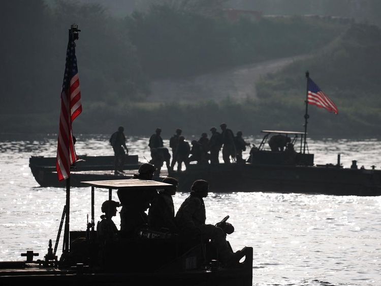 Tentara AS dan Korsel Unjuk Kekuatan di Latihan Gabungan