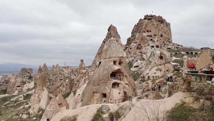 Uchisar Castle di Cappadocia, Turki