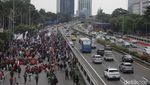 Ada Demo Buruh, Jalan Gatsu Depan DPR Ditutup