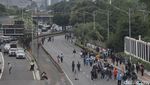 Ada Demo Buruh, Jalan Gatsu Depan DPR Ditutup