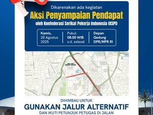 Ada Demo Buruh, Masyarakat Diimbau Hindari Jalan Sekitar Gedung DPR RI