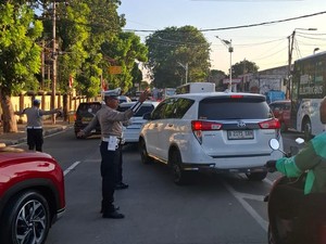 Ada Galian, Lalin di Sespolwan Arah Lebak Bulus Macet
