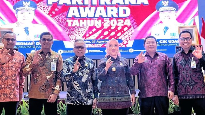 Bank Sumsel Raih penghargaan di tingkat Provinsi Sumsel.