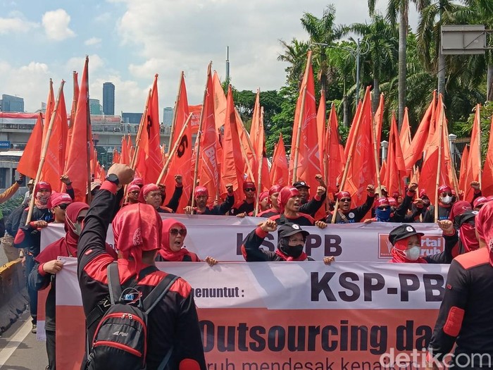 Demo Buruh di DPR