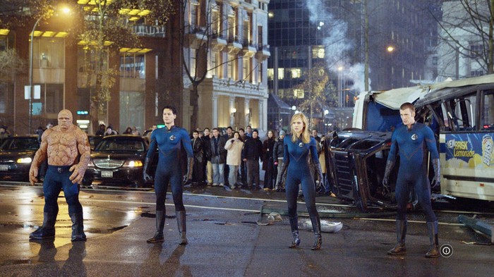 Fantastic Four Cuplikan adegan dalam film Fantastic Four (2005).