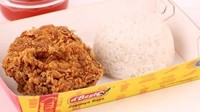 DBesto menjadi salah satu opsi utama ketika terbesit ayam goreng yang enak dan murah meriah. Gerai ayam goreng populer ini dibanderol dengan harga Rp 16.000an untuk paket ayam dan nasi. Foto: Istimewa