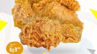 Punya banyak gerai yang tersebar di seluruh Indonesia, DKriuk dapat menjadi solusi untuk membeli ayam goreng enak nan murah meriah di Jabodetabek. Harga sepaket ayam dan nasinya dibanderol mulai Rp 13.000an saja. Foto: Istimewa