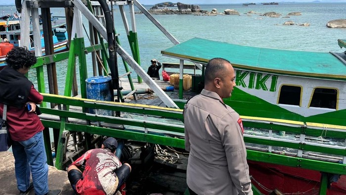 Kapolres Babar AKBP Pradana Aditya Nugraha pimpin penertiban tambang ilegal.