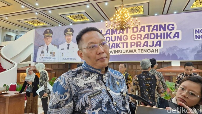 Kepala Dinas ESDM Jateng, Agus Sugiharto di Kantor Gubernur Jateng, Kecamatan Semarang Selatan, Kamis (28/8/2025).
